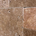 Noce Travertine Tumbled French Pattern Tile Noce Travertine Tumbled French Pattern Tile - American Tile Depot