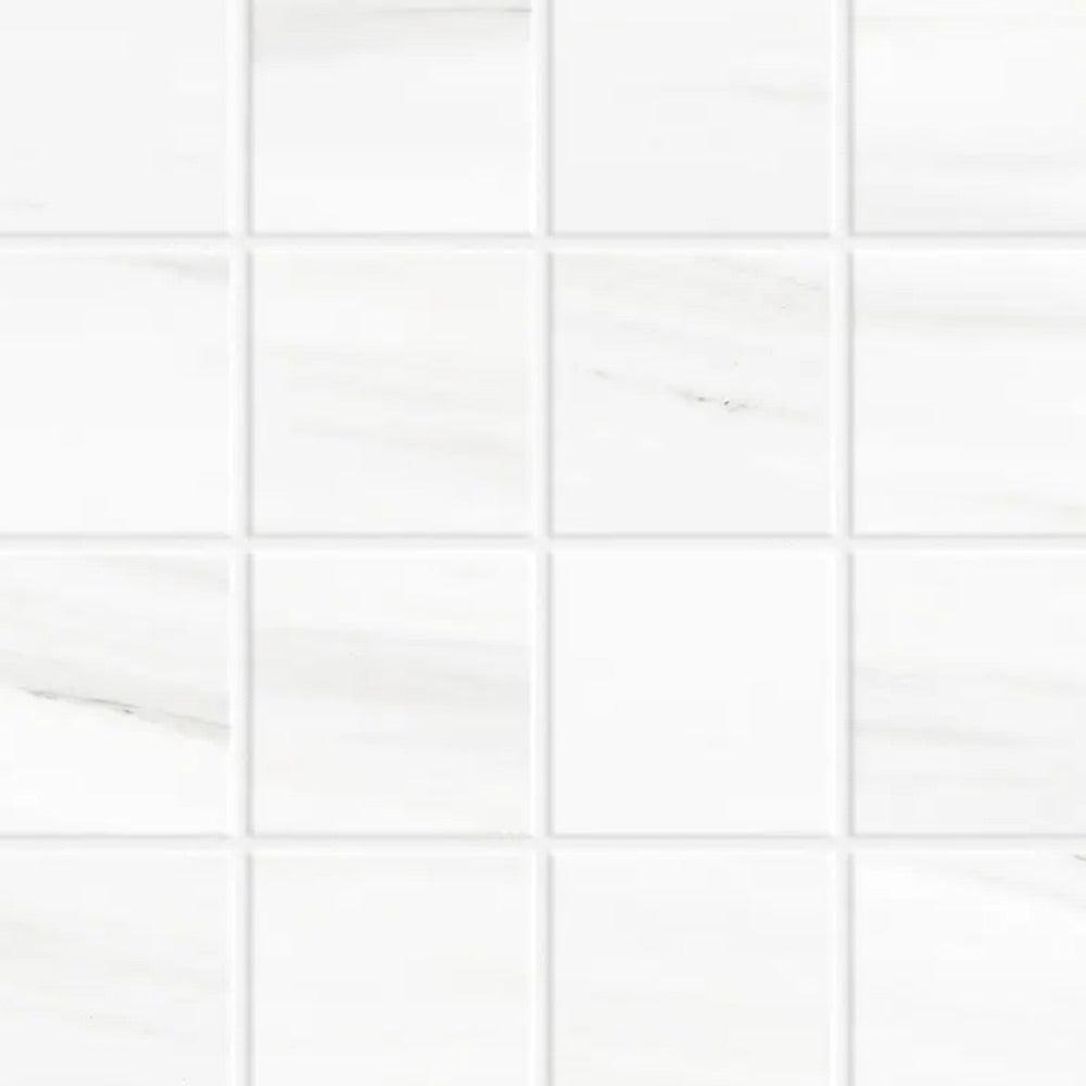 Nordic White Matte Square Porcelain Mosaic Tile Nordic White Matte Square Porcelain Mosaic Tile - American Tile Depot