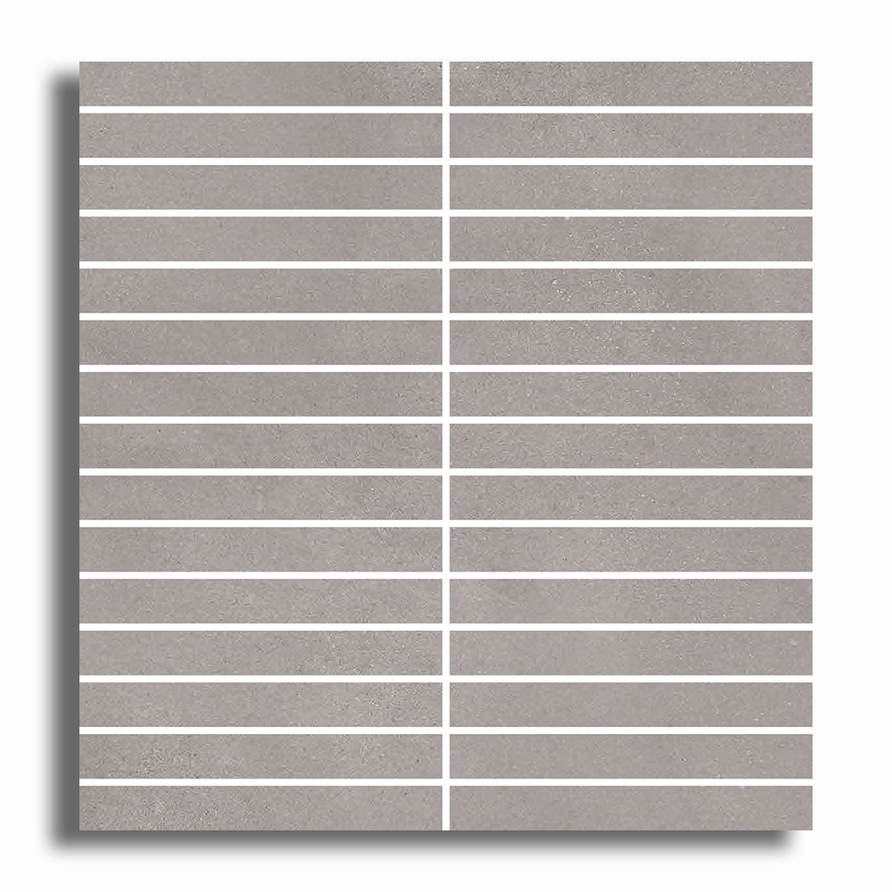 Nordica Granite Stone Look Stripe Porcelain Mosaic Tile - American Tile Depot