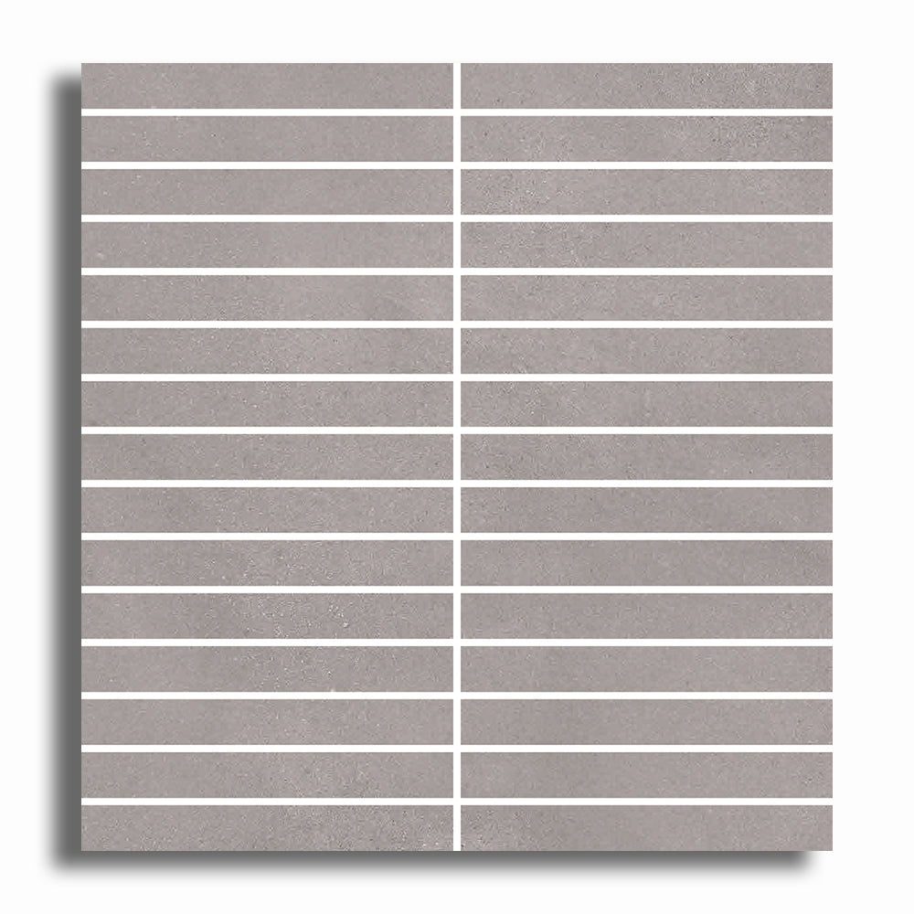 Nordica Granite Stone Look Stripe Porcelain Mosaic Tile - American Tile Depot