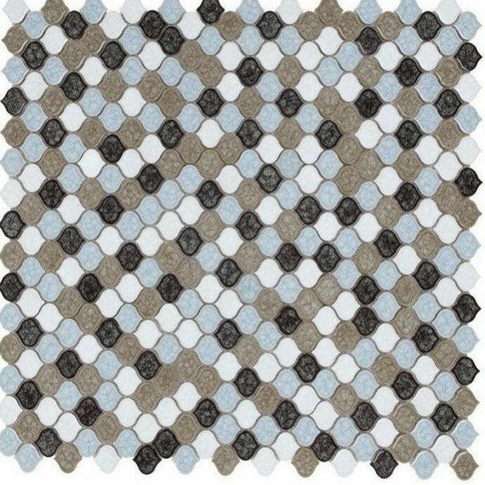 Oasis Abby Arabesque Mosaic Wall Tile Oasis Abby Arabesque Mosaic Wall Tile - American Tile Depot