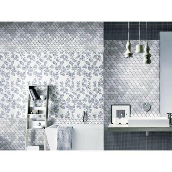 Oasis Carrara Arabesque Mosaic Wall Tile Oasis Carrara Arabesque Mosaic Wall Tile - American Tile Depot