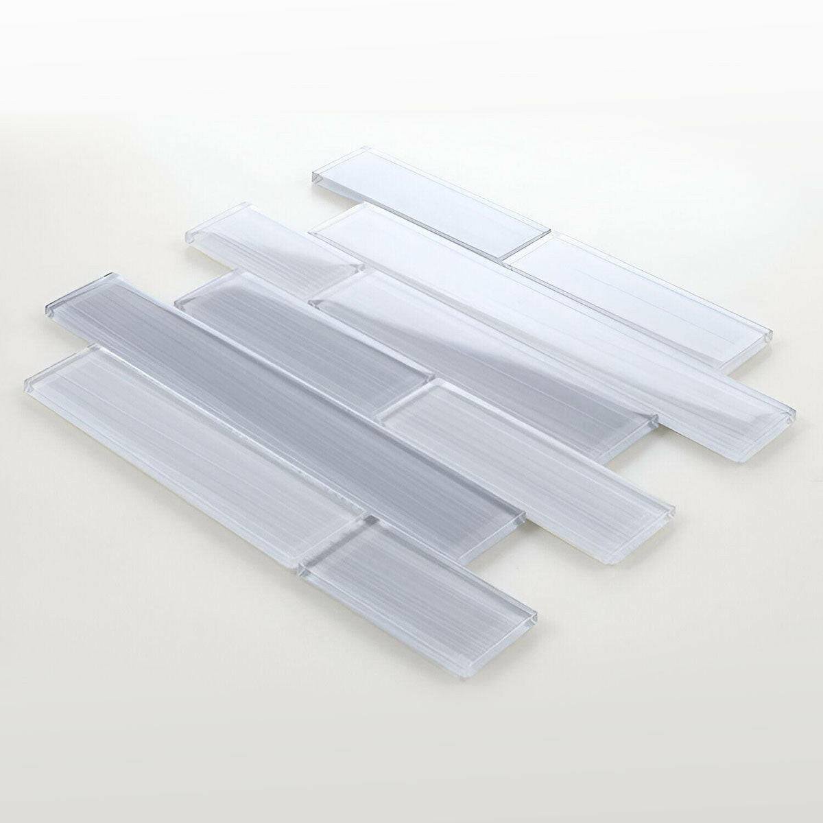 Oceanhouse Goose Multi Size Glossy Subway Glass Mosaic Tile Oceanhouse Goose Multi Size Glossy Subway Glass Mosaic Tile - American Tile Depot