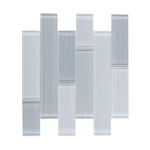 Oceanhouse Goose Multi Size Glossy Subway Glass Mosaic Tile Oceanhouse Goose Multi Size Glossy Subway Glass Mosaic Tile - American Tile Depot