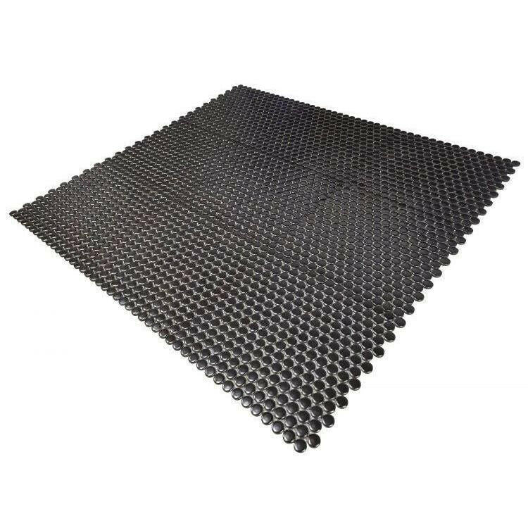 Orb Night Black Matte Penny Round Handmade Porcelain Mosaic Tile Orb Night Black Matte Penny Round Handmade Porcelain Mosaic Tile - American Tile Depot
