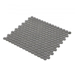Orb Night Dark Grey Matte Penny Round Handmade Porcelain Mosaic Tile Orb Night Dark Grey Matte Penny Round Handmade Porcelain Mosaic Tile - American Tile Depot