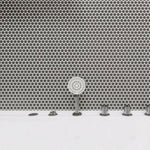 Orb Night Dark Grey Matte Penny Round Handmade Porcelain Mosaic Tile Orb Night Dark Grey Matte Penny Round Handmade Porcelain Mosaic Tile - American Tile Depot