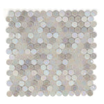 Orb Noon Inari New Penny Round Glossy Glass Mosaic Tile Orb Noon Inari New Penny Round Glossy Glass Mosaic Tile - American Tile Depot