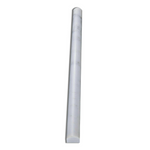 Oriental White / Asian Statuary Marble Honed 3/4x12 Bullnose Liner - American Tile Depot