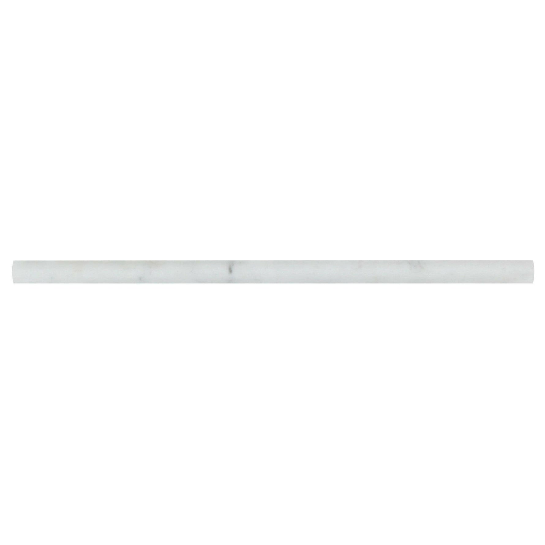 Oriental White / Asian Statuary Marble Polished 1/2x12 Pencil Liner Oriental White / Asian Statuary Marble Polished 1/2x12 Pencil Liner - American Tile Depot