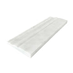 Oriental White / Asian Statuary Marble Polished 4" Baseboard Trim Molding Oriental White / Asian Statuary Marble Polished 4" Baseboard Trim Molding - American Tile Depot
