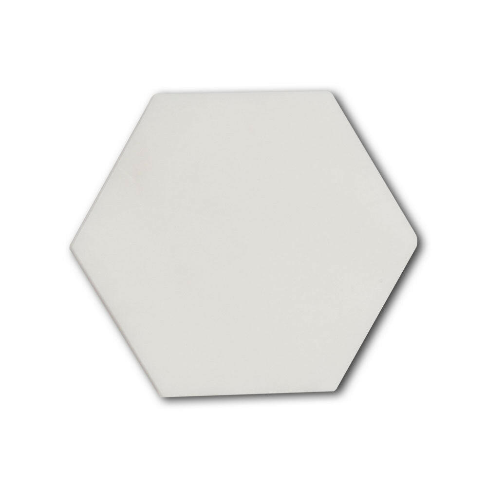 Oriental White / Asian Statuary Marble Polished 6" Hexagon Tile | FINAL SALE Oriental White / Asian Statuary Marble Polished 6" Hexagon Tile | FINAL SALE - American Tile Depot