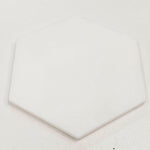 Oriental White / Asian Statuary Marble Polished 6" Hexagon Tile | FINAL SALE Oriental White / Asian Statuary Marble Polished 6" Hexagon Tile | FINAL SALE - American Tile Depot