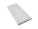 Oriental White / Asian Statuary Marble Polished Baseboard Trim Molding Oriental White / Asian Statuary Marble Polished Baseboard Trim Molding - American Tile Depot