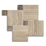 Orion Beige Linear Porcelain Matte Mosaic Tile Orion Beige Linear Porcelain Matte Mosaic Tile - American Tile Depot