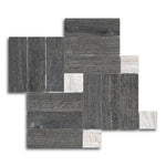 Orion Black Linear Porcelain Matte Mosaic Tile Orion Black Linear Porcelain Matte Mosaic Tile - American Tile Depot