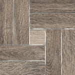 Orion Walnut Linear Porcelain Matte Mosaic Tile - American Tile Depot