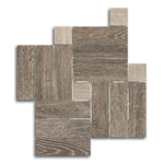 Orion Walnut Linear Porcelain Matte Mosaic Tile - American Tile Depot