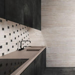 Orion White Linear Porcelain Matte Mosaic Tile Orion White Linear Porcelain Matte Mosaic Tile - American Tile Depot