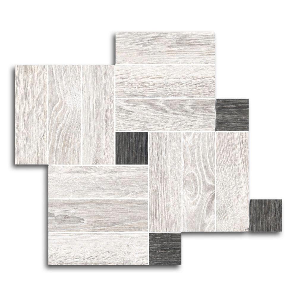 Orion White Linear Porcelain Matte Mosaic Tile Orion White Linear Porcelain Matte Mosaic Tile - American Tile Depot