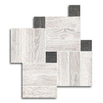 Orion White Linear Porcelain Matte Mosaic Tile Orion White Linear Porcelain Matte Mosaic Tile - American Tile Depot