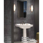 8x8 Ossidiana Nera Solid Glossy Ceramic Wall Tile - American Tile Depot