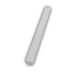 1/2x6 Palette Tender Gray Glossy Solid Color Ceramic Pencil Liner - American Tile Depot