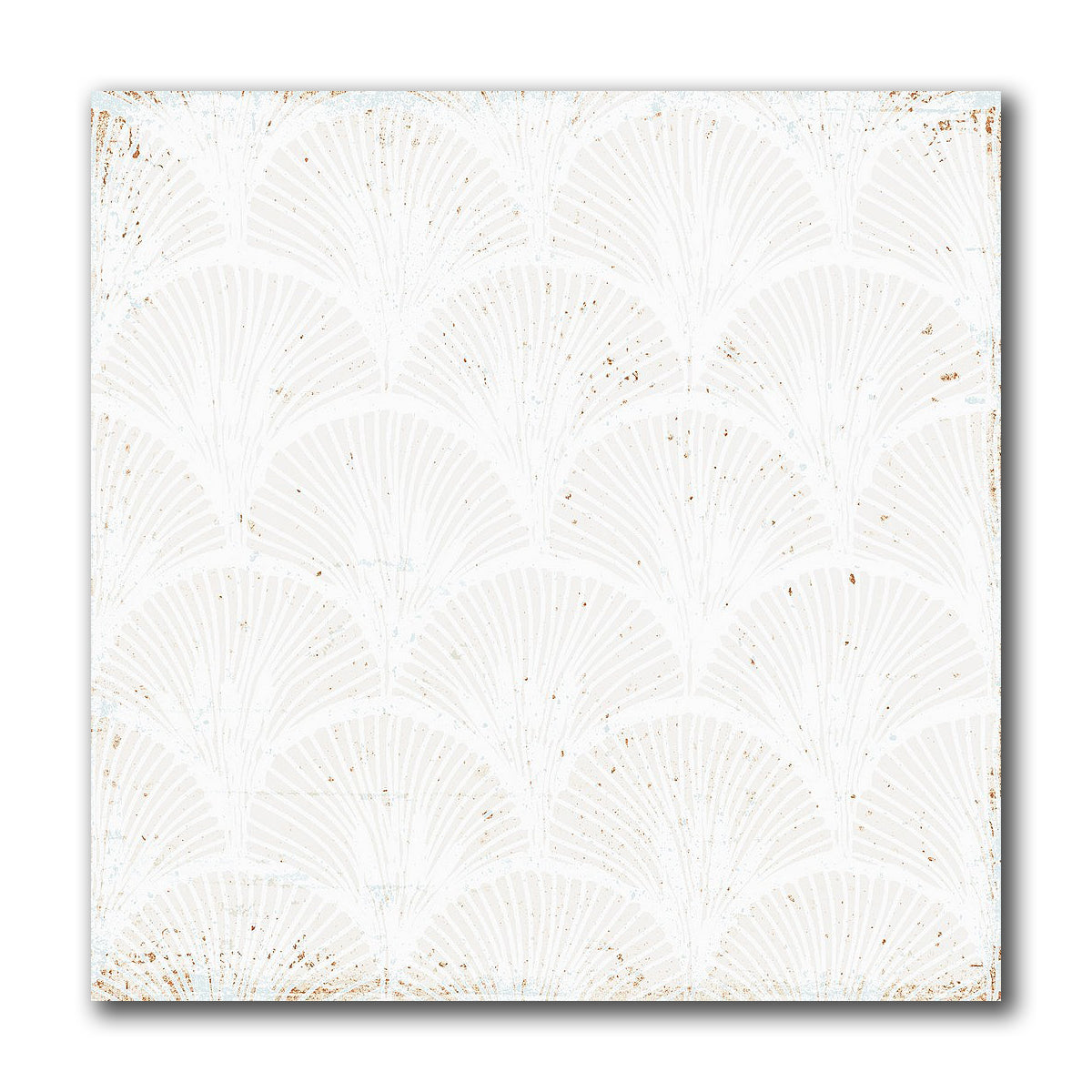 8x8 Perla Bianca Filigrane Glossy Ceramic Wall Tile - American Tile Depot