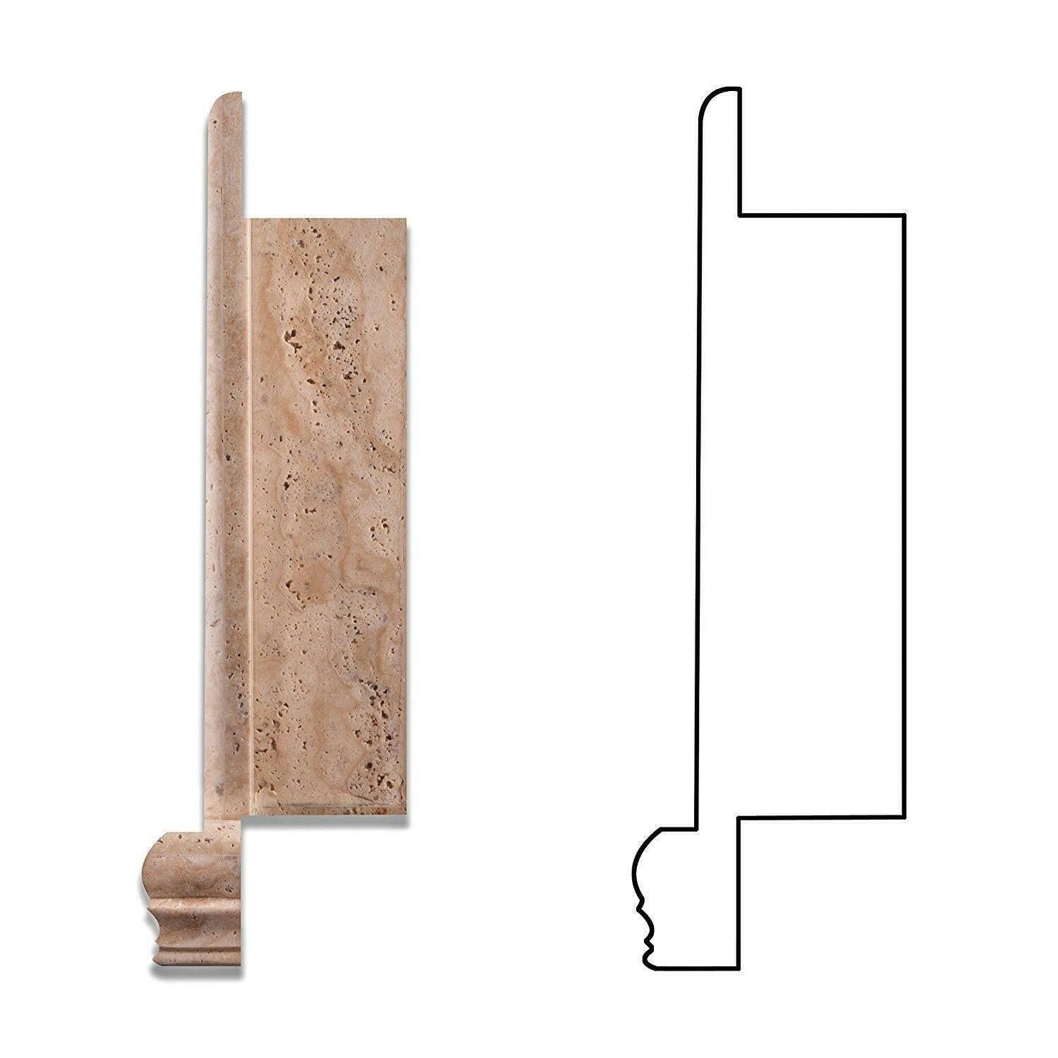 Philadelphia Travertine Hand-Made Custom Shampoo Niche / Shelf - SMALL - Honed Philadelphia Travertine Hand-Made Custom Shampoo Niche / Shelf - SMALL - Honed - American Tile Depot