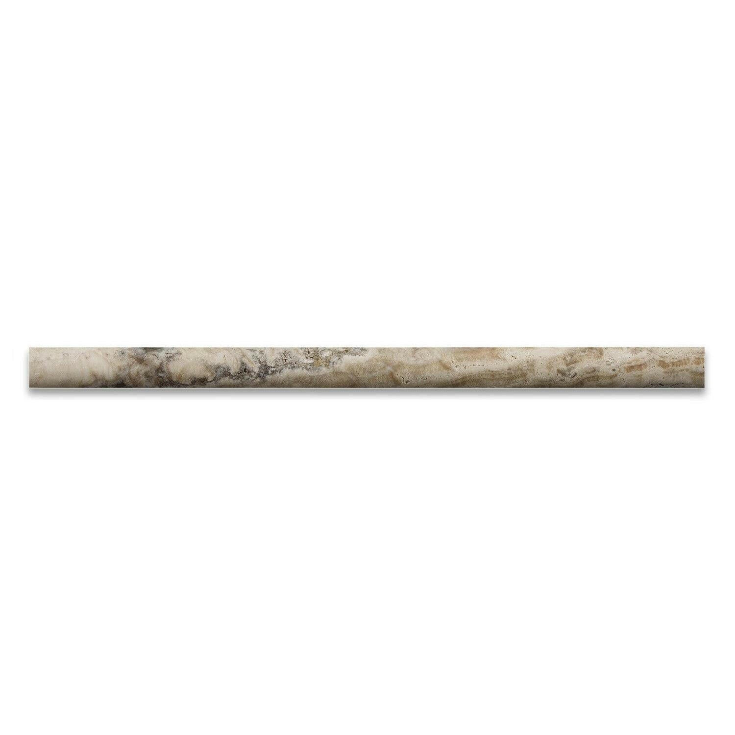 Philadelphia Travertine Honed 3/4x12 Bullnose Liner Philadelphia Travertine Honed 3/4x12 Bullnose Liner - American Tile Depot