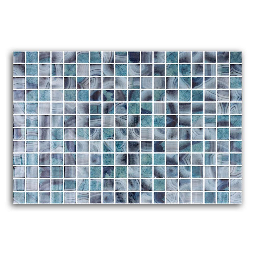 Phoenix Borneo Square Glass Mosaic Wall Tile Phoenix Borneo Square Glass Mosaic Wall Tile - American Tile Depot