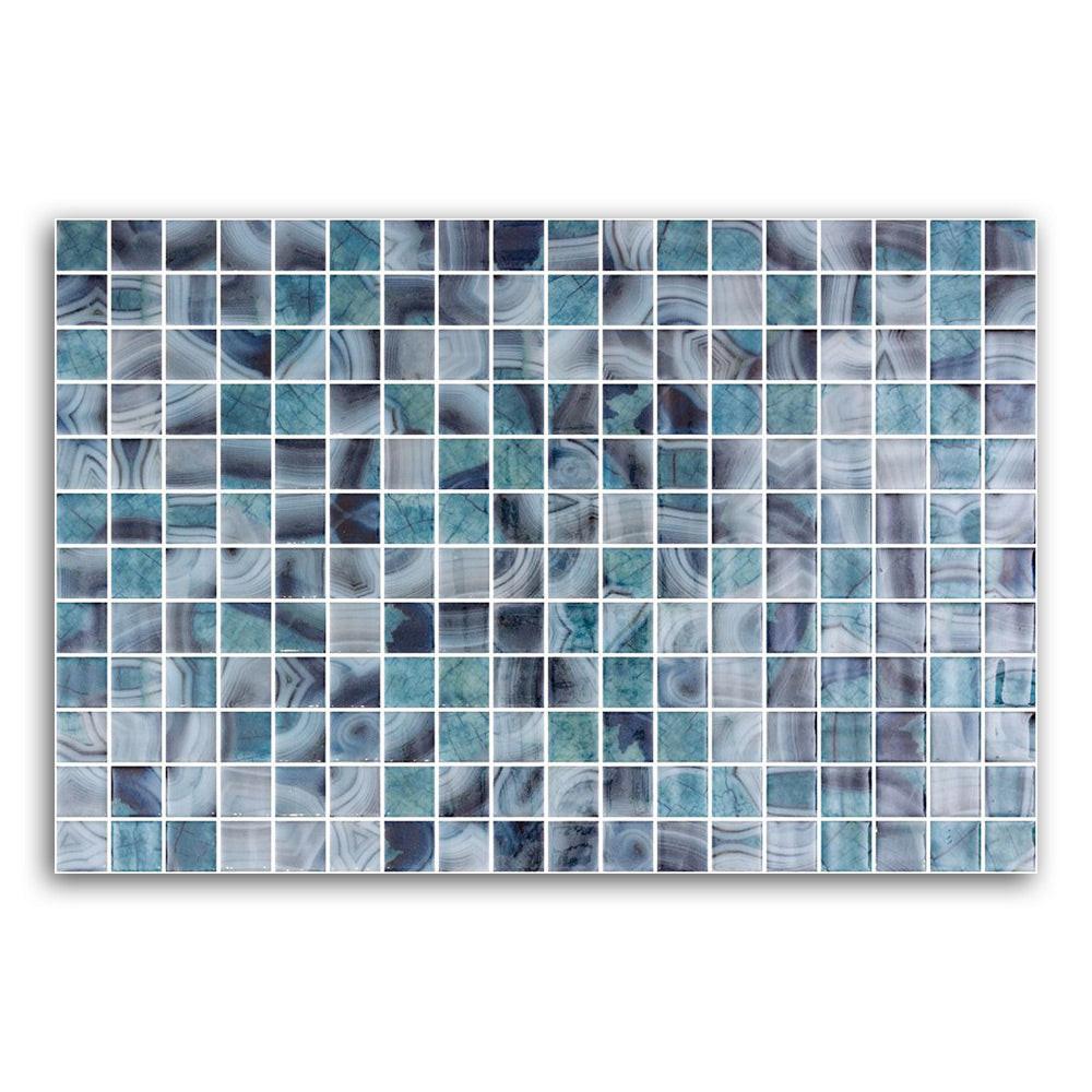 Phoenix Borneo Square Glass Mosaic Wall Tile Phoenix Borneo Square Glass Mosaic Wall Tile - American Tile Depot