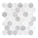 Phoenix Stoneglass XL Helsinki Polished Hexagon Glass Mosaic Tile Phoenix Stoneglass XL Helsinki Polished Hexagon Glass Mosaic Tile - American Tile Depot