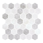 Phoenix Stoneglass XL Helsinki Polished Hexagon Glass Mosaic Tile Phoenix Stoneglass XL Helsinki Polished Hexagon Glass Mosaic Tile - American Tile Depot