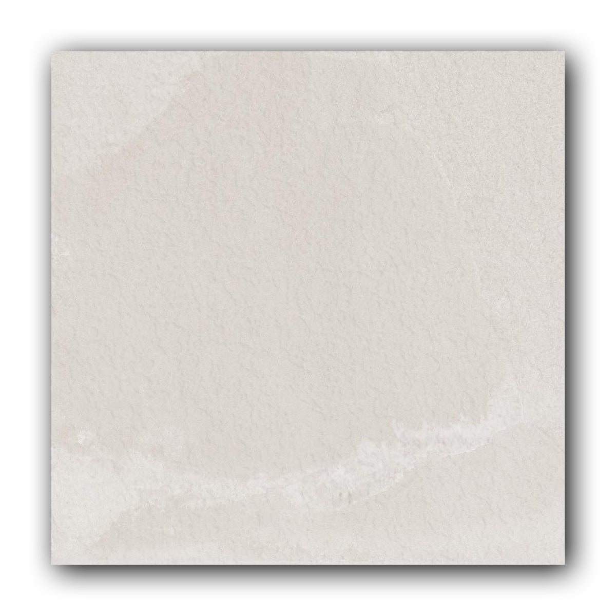 35x35 Modena Ivory Concrete Look Polished Porcelain Tile - American Tile Depot