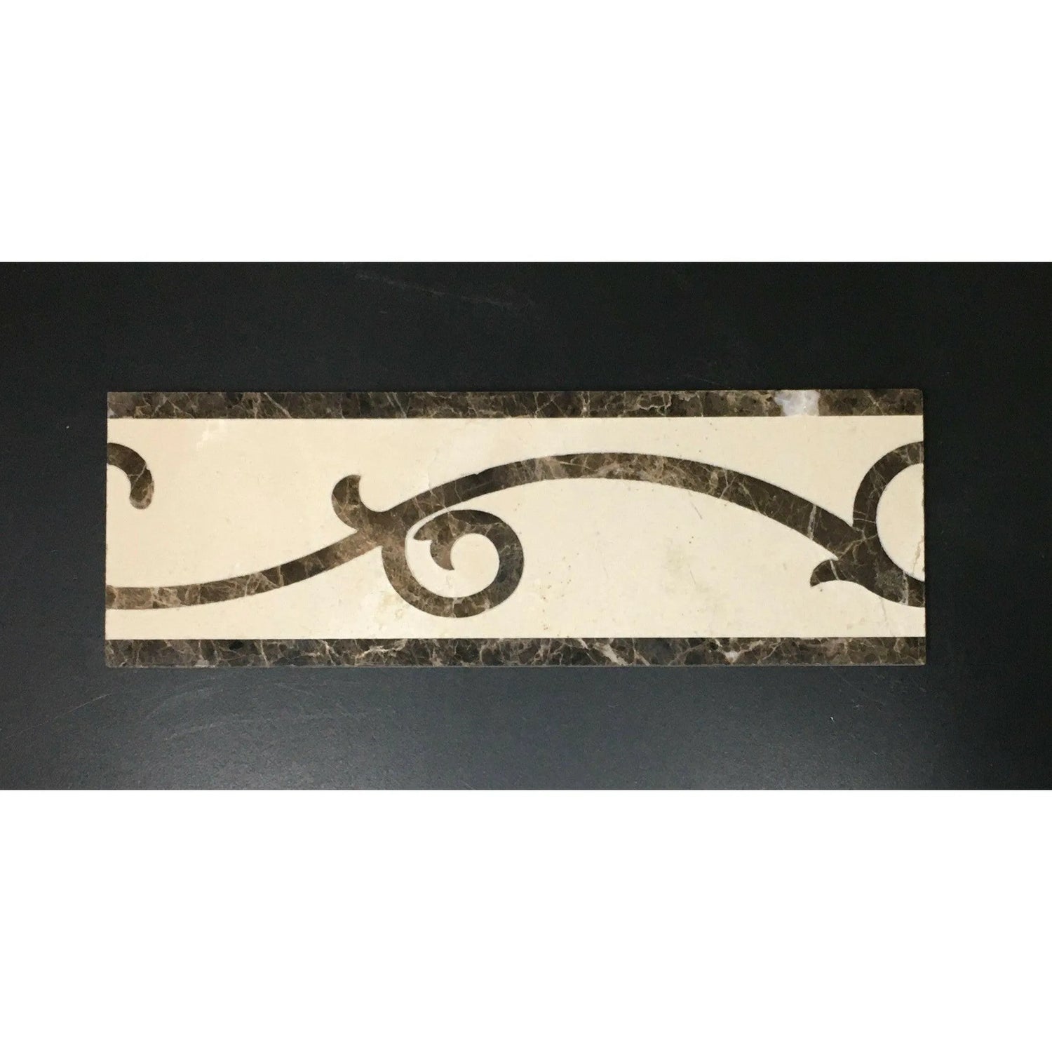 Porto 4x12 Marble Waterjet Border - Polished Porto 4x12 Marble Waterjet Border - Polished - American Tile Depot