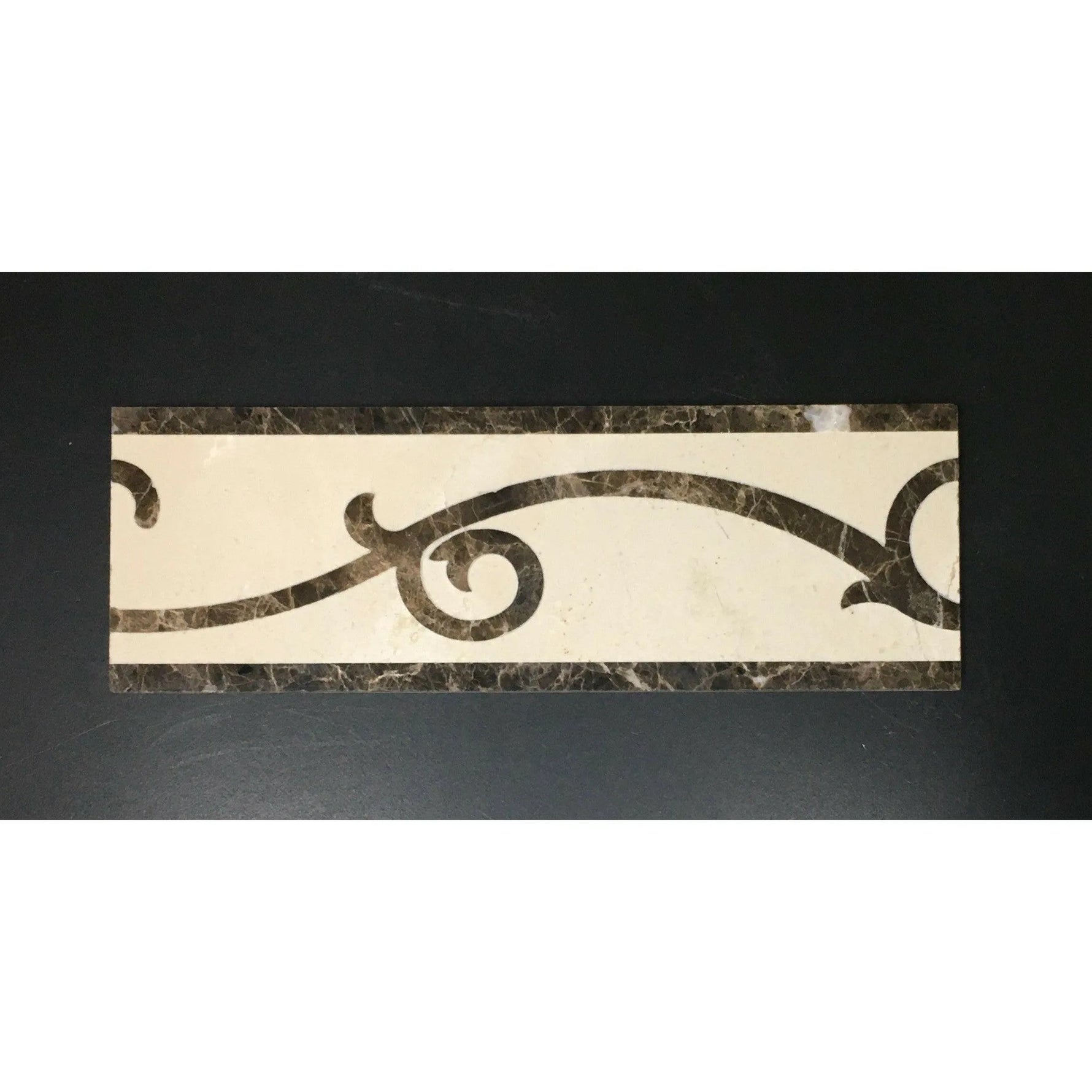 Porto 4x12 Marble Waterjet Border - Polished Porto 4x12 Marble Waterjet Border - Polished - American Tile Depot