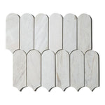 Precious Eura Wood Honed Fence Marble Mosaic Tile Precious Eura Wood Honed Fence Marble Mosaic Tile - American Tile Depot