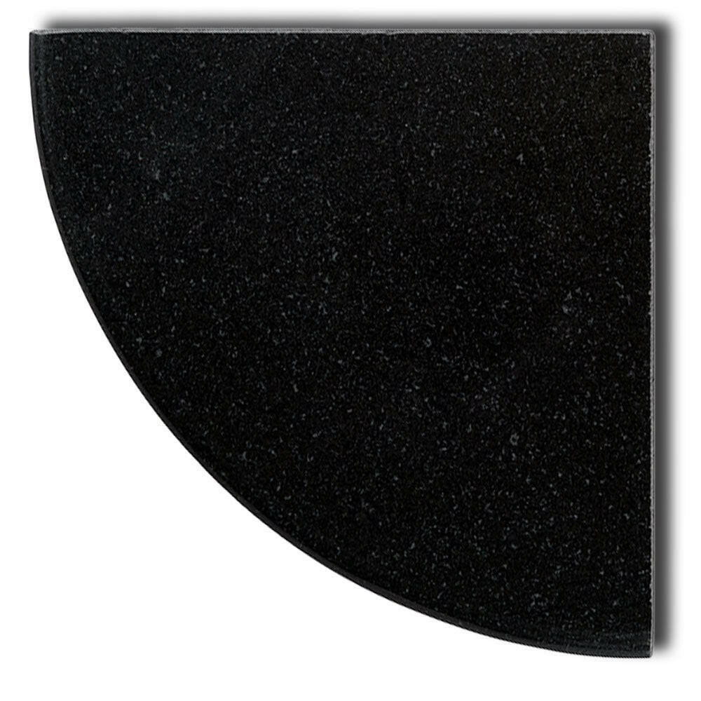 Premium Black Granite Shower Corner Shelf - Polished Premium Black Granite Shower Corner Shelf - Polished - American Tile Depot