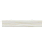 Premium White Onyx Polished 2x12 Milano Molding Trim Premium White Onyx Polished 2x12 Milano Molding Trim - American Tile Depot