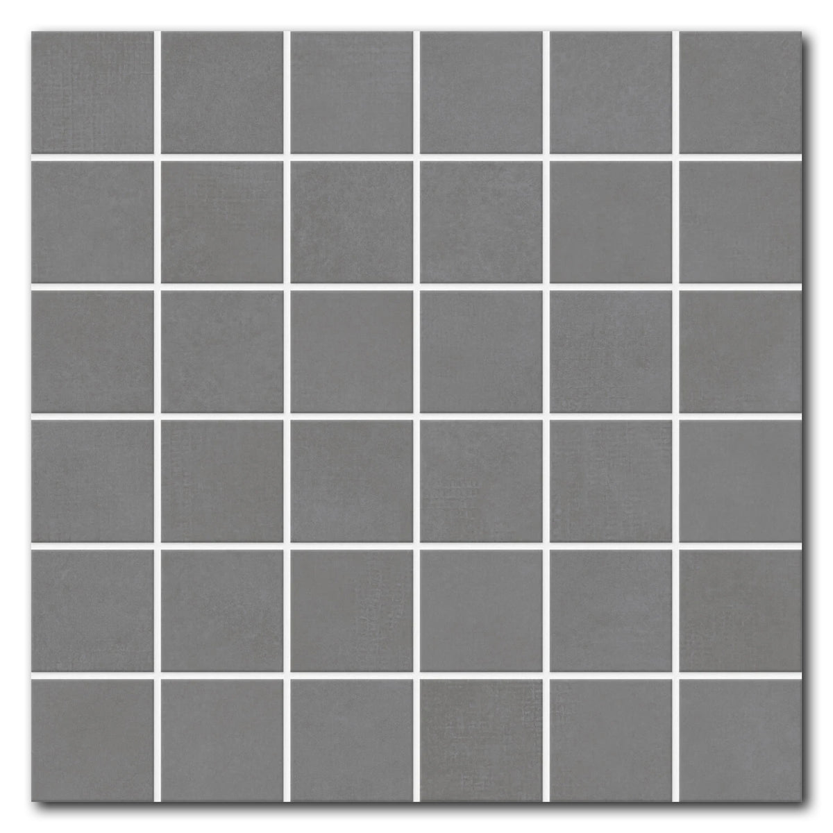 2x2 Basic Concrete Matte Porcelain Mosaic Tile - American Tile Depot