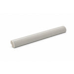 Pure Bright Tender Gray Ceramic Wall Trim - 3/4" x 6" Quarter Round Corner - American Tile Depot