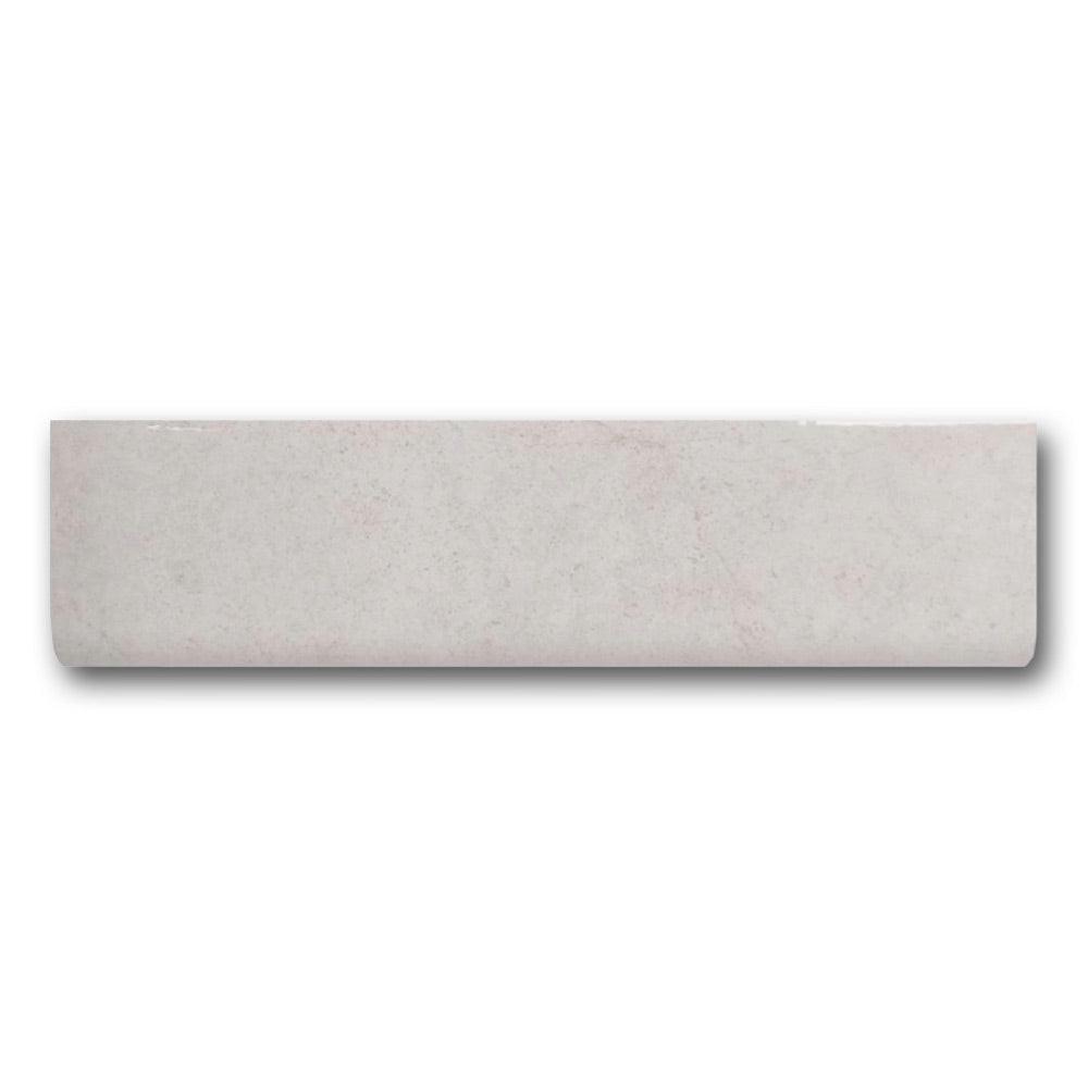 Retrova Grey 3x12 Polished Bullnose Molding Trim Retrova Grey 3x12 Polished Bullnose Molding Trim - American Tile Depot