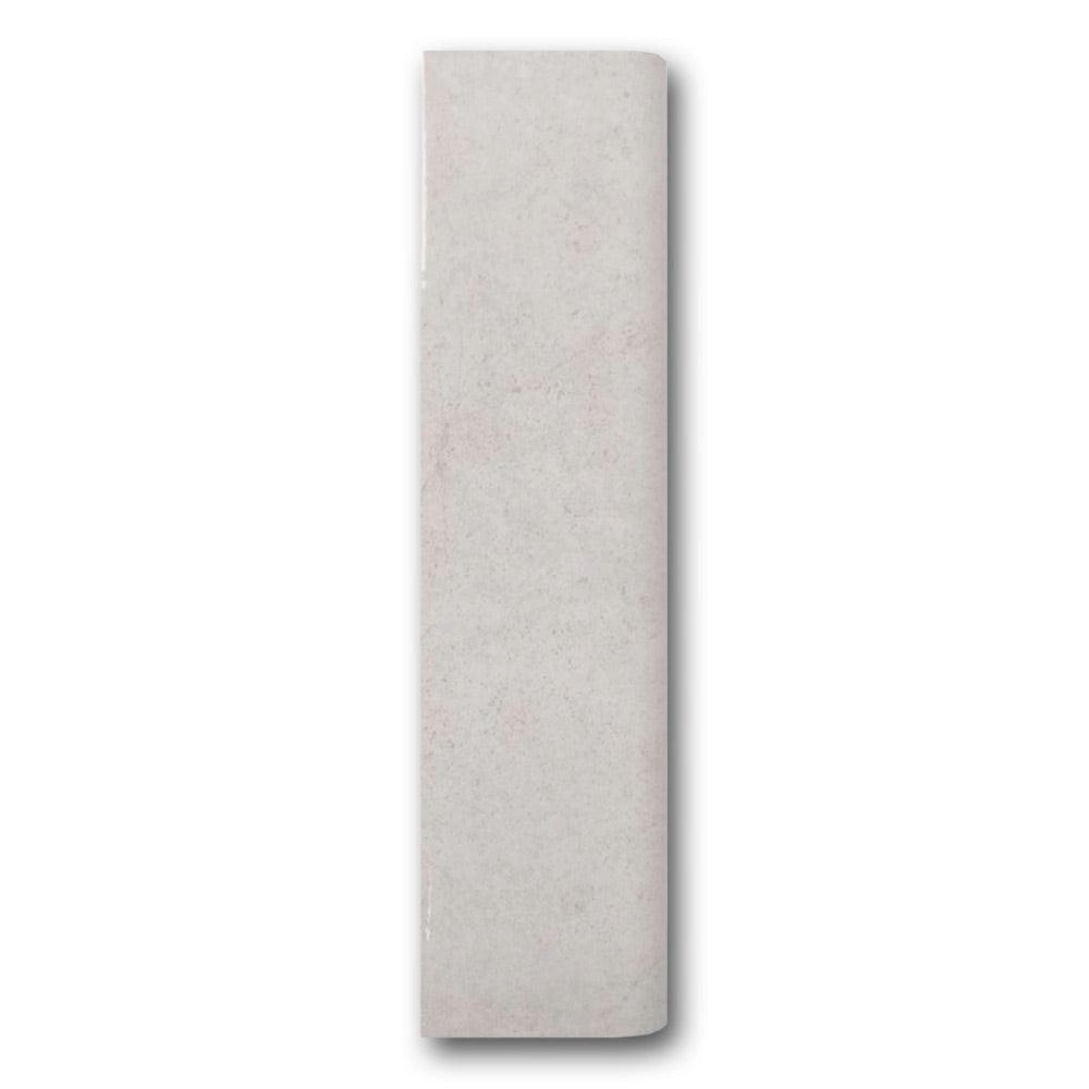 Retrova Grey 3x12 Polished Bullnose Molding Trim Retrova Grey 3x12 Polished Bullnose Molding Trim - American Tile Depot