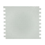 Ripple Clear Grey Glossy Linear Glass Mosaic Tile Ripple Clear Grey Glossy Linear Glass Mosaic Tile - American Tile Depot