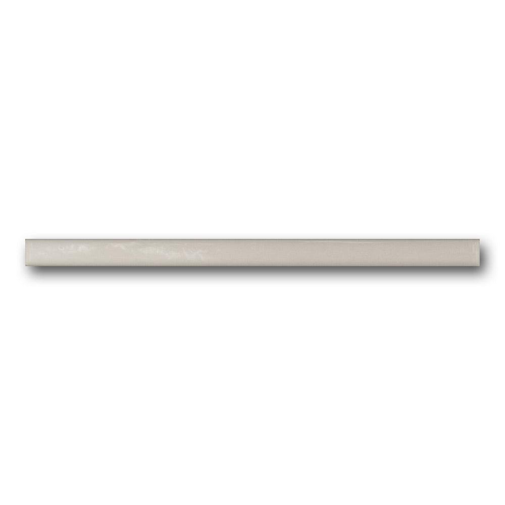 Rivio Jolly Clear Grey 0.5x8 Polished Molding Trim Rivio Jolly Clear Grey 0.5x8 Polished Molding Trim - American Tile Depot