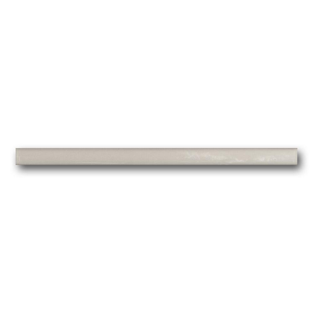 Rivio Jolly Clear Grey 0.5x8 Polished Molding Trim Rivio Jolly Clear Grey 0.5x8 Polished Molding Trim - American Tile Depot