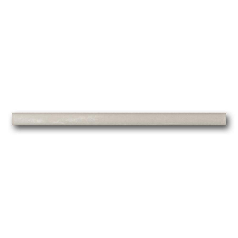 Rivio Jolly Clear Grey 0.5x8 Polished Molding Trim Rivio Jolly Clear Grey 0.5x8 Polished Molding Trim - American Tile Depot