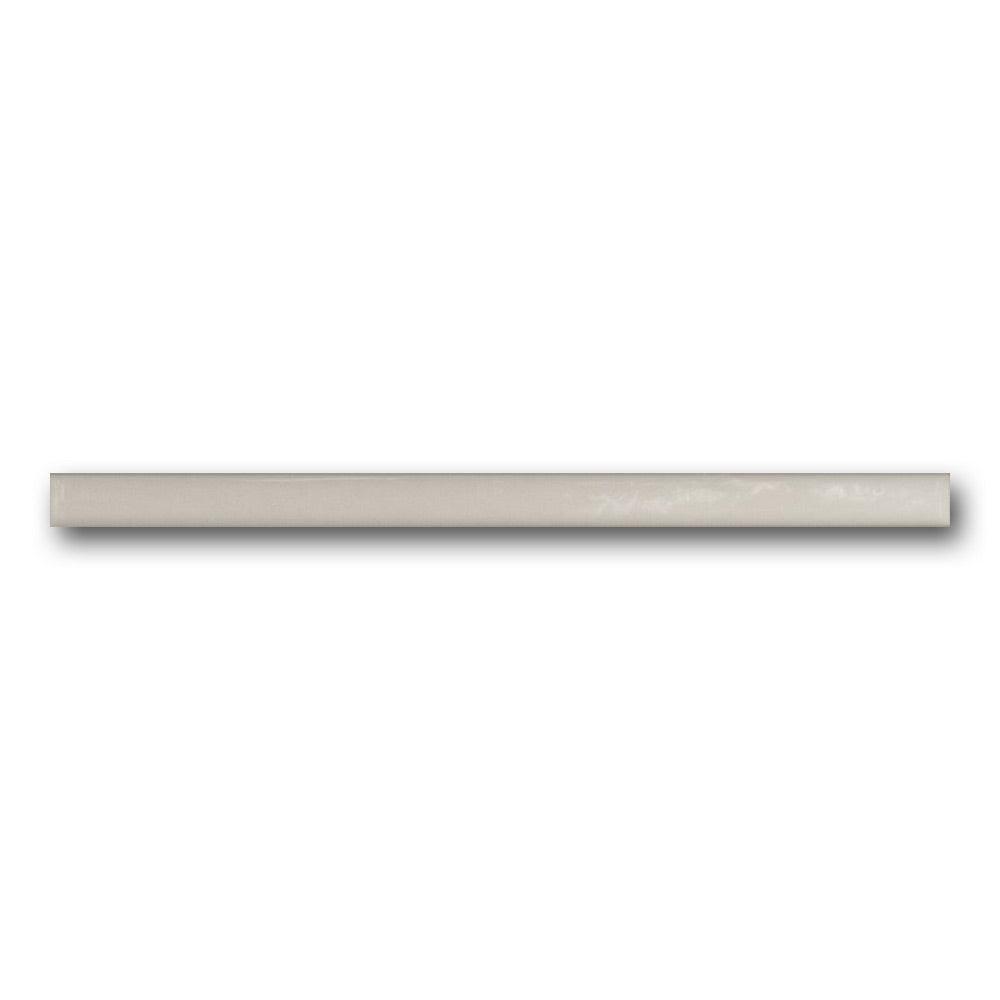 Rivio Jolly Clear Grey 0.5x8 Polished Molding Trim Rivio Jolly Clear Grey 0.5x8 Polished Molding Trim - American Tile Depot