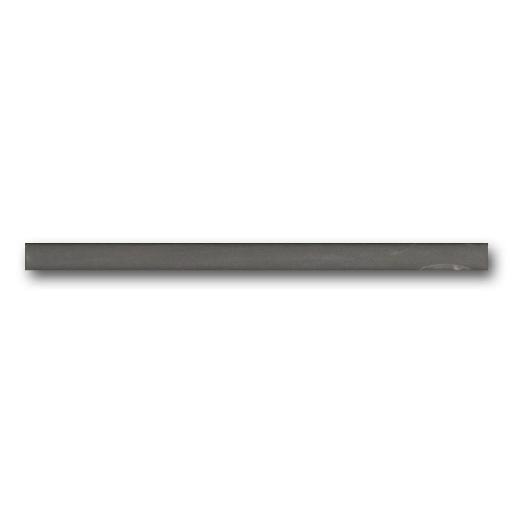 Rivio Jolly Dark Grey 0.5x8 Polished Molding Trim Rivio Jolly Dark Grey 0.5x8 Polished Molding Trim - American Tile Depot